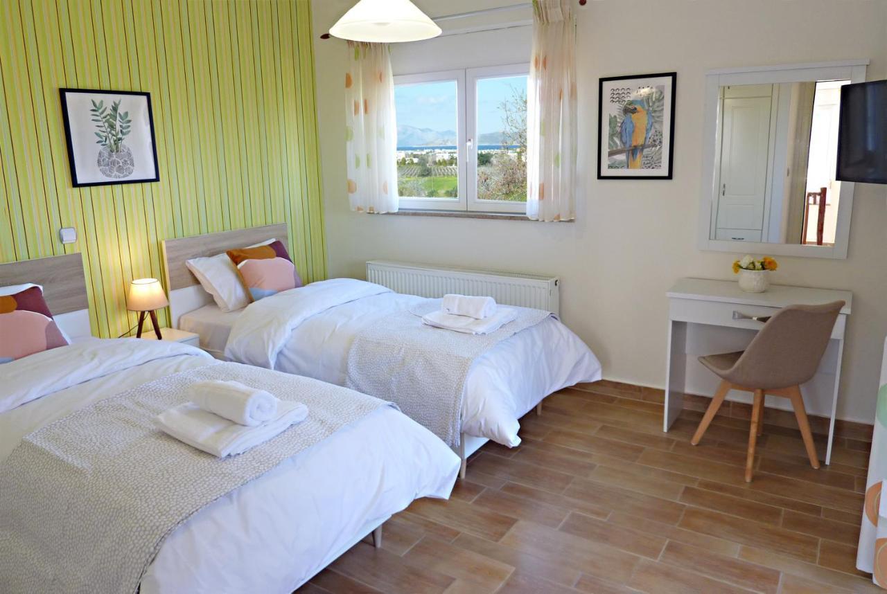 Panoramic Sea View Villa 4 Min To Beach Tigaki Extérieur photo